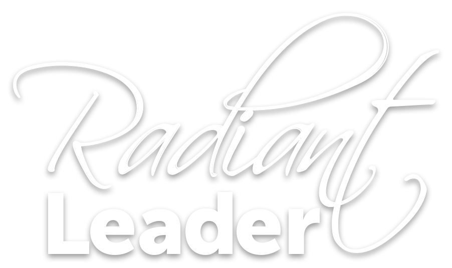 Radiant Leader logo in white